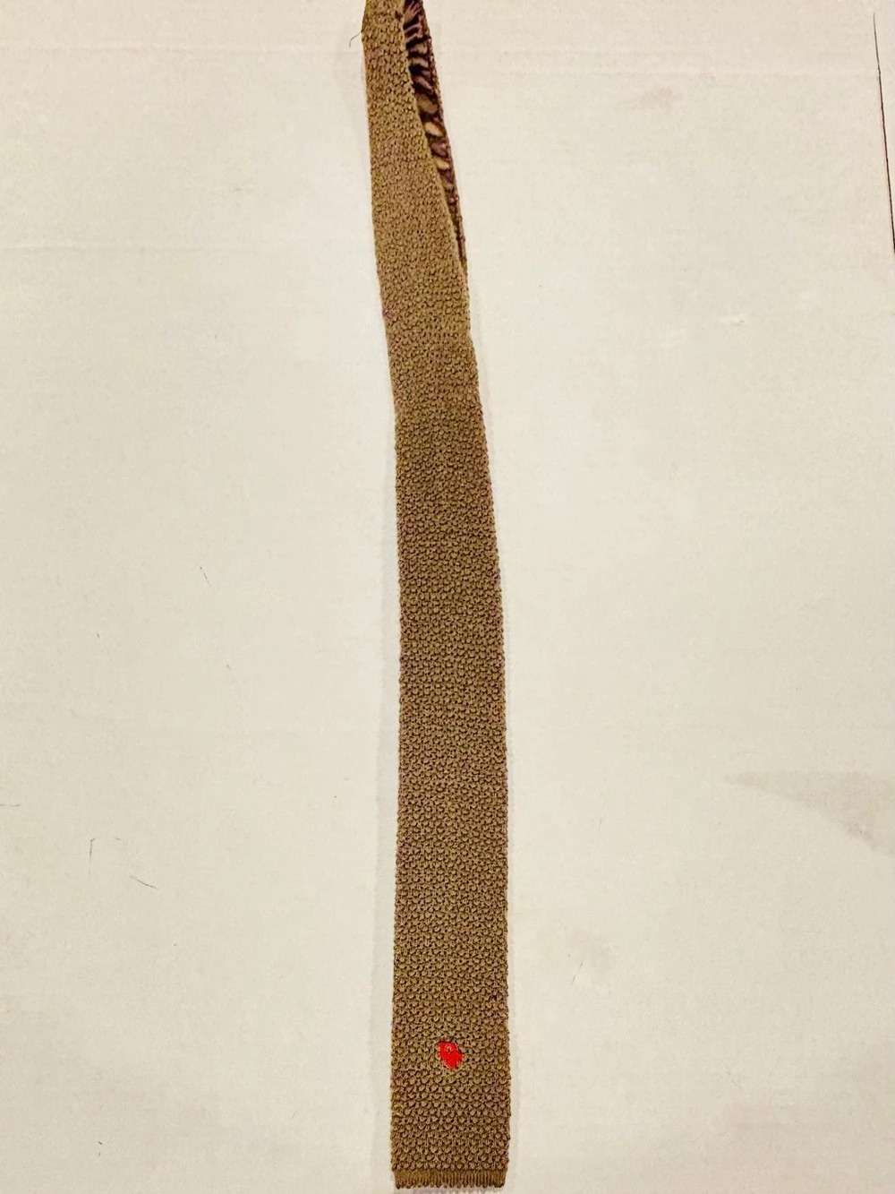 Vintage Christian Dior Brown Tie Formal